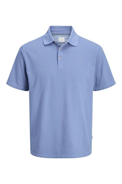 Jack & Jones Premium Poloshirt Einfarbiges Hemdkragen-Poloshirt