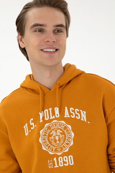 U.S. Polo Assn. Men's Mustard Sweatshirt 50290888 -Vr072