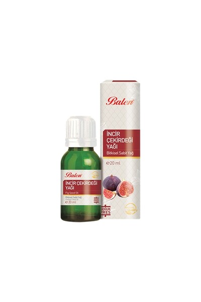 Balen 20 ml Fig Seed Oil - Improving the Elasticity of the Skin, Providing th...