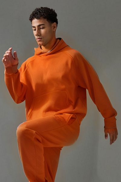 BayBayan Men's Unprinted Flat Inside Raised Sweatshirt