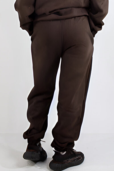 YAKAMEL Ελαστικό παντελόνι φόρμας με φαρδιά εφαρμογή - Oversize