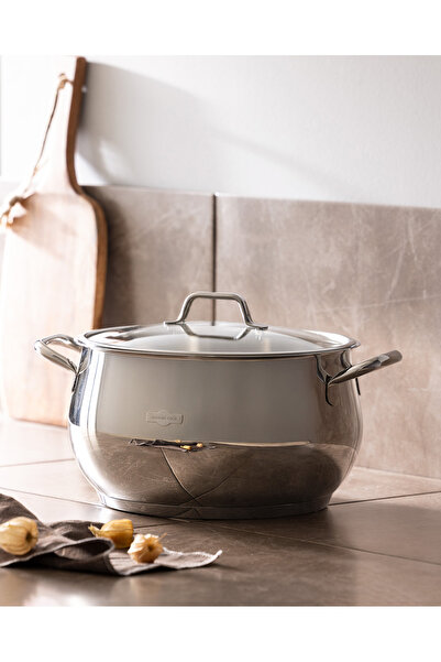 Madame Coco Vera Derin Tencere - Çelik - 26 cm