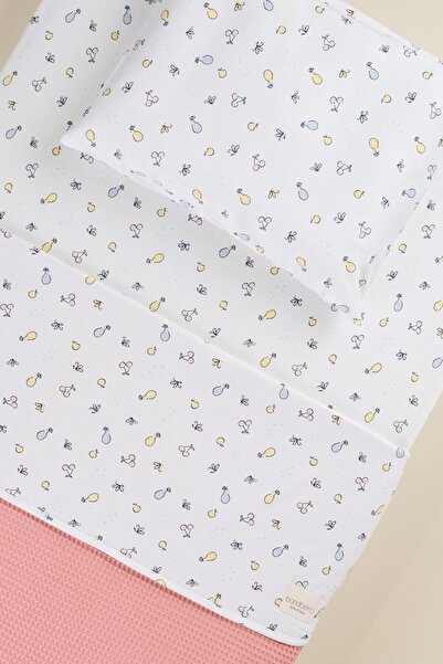 Bondberro 2 Pieces 100% Cotton Interlock Baby Pillowcases 45 X 35 cm