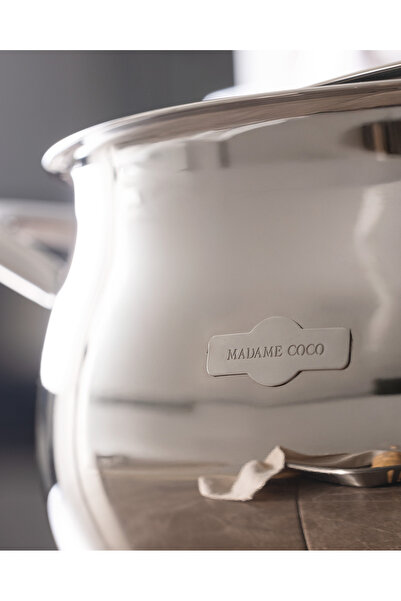 Madame Coco Vera Derin Tencere - Çelik - 24 cm