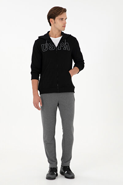 U.S. Polo Assn. Erkek Siyah Örme Hırka 50295172-VR046