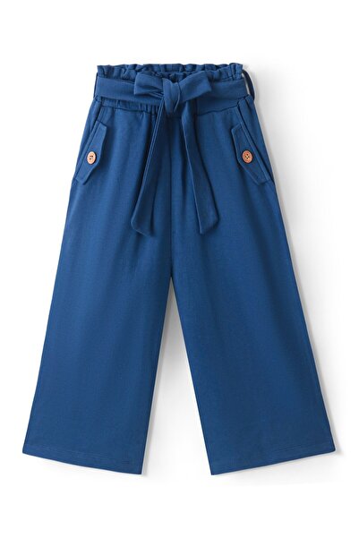 Ollington St. Ollington St. 100% Cotton Knit Cold Shoulder Top & Culottes Set with Leafy Print - Multicolor