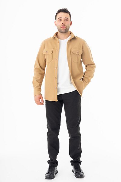 Crafter Ανδρικό πουκάμισο Yüksel Ergül 7104 Cashmere