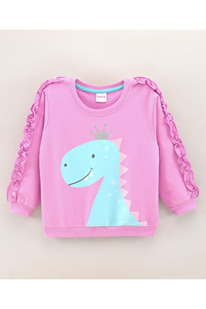 Babyhug سويت شيرت بأكمام كاملة من Babyhug - دينو - بنفسجي