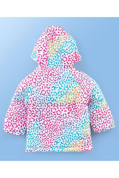 Babyoye Babyoye Full Sleeves Abstract Printed Hooded Jacket - Mutlicolour