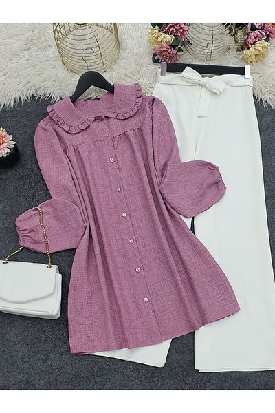 Modamorfo Baby-Revers-Tunika mit Knopfleiste -g.dry