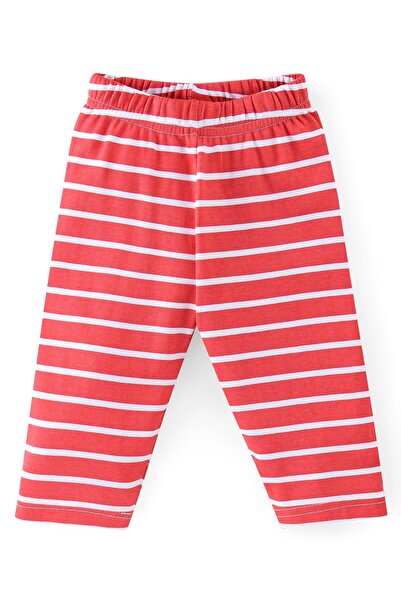 Babyhug Babyhug Cotton Knit Interlock Full Sleeves Night Suit With Bus Print - Red