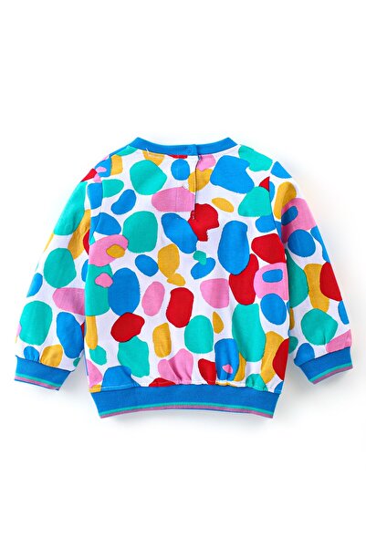 Babyhug Babyhug Cotton Knit Abstract Printed Top with Lounge Pants Set - Mutlicolour