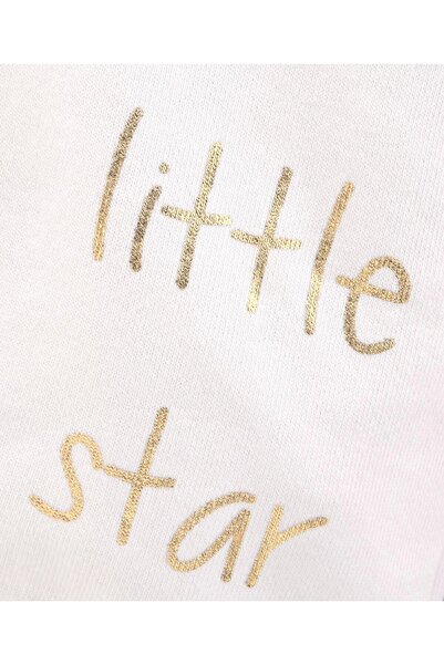 Bonfino Bonfino Full Sleeves Sweatshirt With Butterfly Embroidery - White