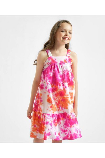 Primo Gino Primo Gino Tie Dye Dress - Multicolor