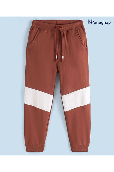 Honeyhap Honeyhap Premium Cotton Looper Solid Colour Ankle Length Lounge Pant with Bio Finish - Picante