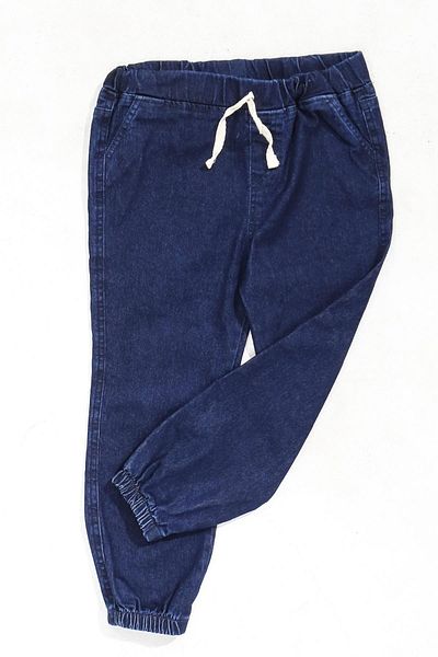 ASG TEKSTİL Dark Navy Color Baby Trousers with Elastic Waist Legs