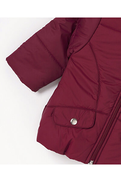 Babyhug Babyhug Full Sleeves Solid Hooded Jacket - Maroon