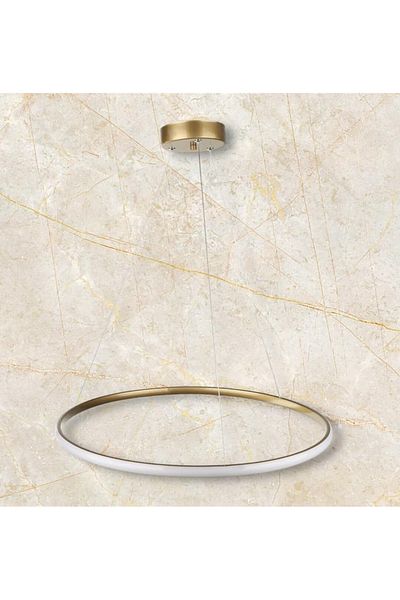OSC HOME AYDINLATMA TASARIM Ring Led Chandelier with 3 Separate Light Burning Features Osc1