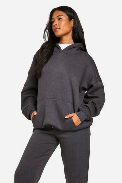 BayBayan Women's Oversize Loose Fit 3 Thread Thick Sweatshirt