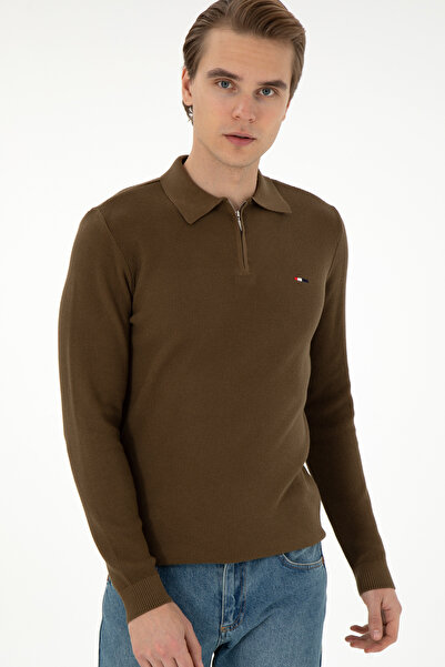 U.S. Polo Assn. Erkek Haki Basic Kazak 50298266-VR027