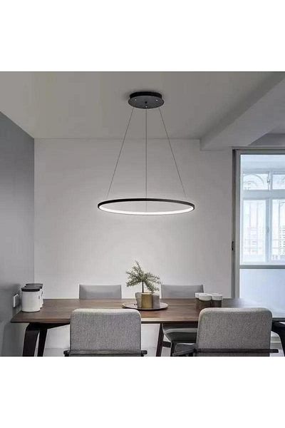 OSC HOME AYDINLATMA TASARIM Ring Led Chandelier with 3 Separate Light Burning Features
