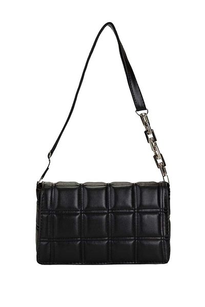 Judour Bags Geanta de umar - Neagra -25x16 Cm