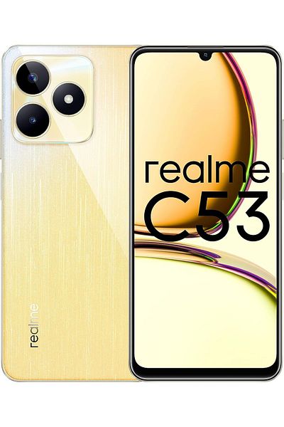 realme هاتف C53 ثنائي الشريحة، 256 جيجابايت، ذاكرة وصول عشوائي 8 جيجابايت، يدعم تقنية الجيل الرابع (Champion Gold) - إصدار الشرق الأوسط