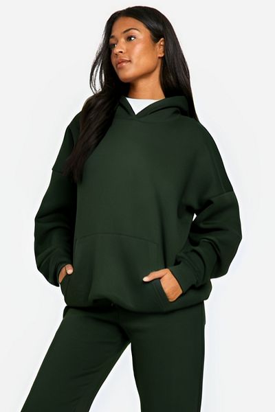 BayBayan Γυναικείο φούτερ Oversize Loose Fit με 3 κλωστές