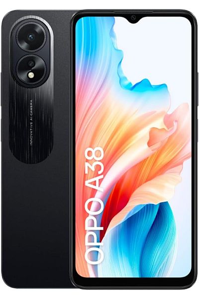 OPPO A38 128GB + 4GB RAM Dual SIM 4G (Glowing Black) - International Version