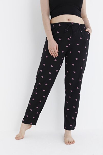 pijamacity Kadın Desenli Tek Alt