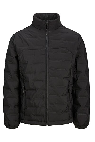 Jack & Jones Jack Jones Jcosonic Stand Collar Erkek Günlük Mont 12262102-BLACK Siyah