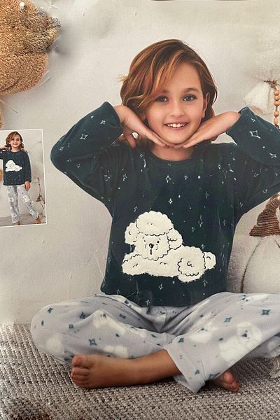 enmodaiçgiyim Set de pijamale Polar pentru copii