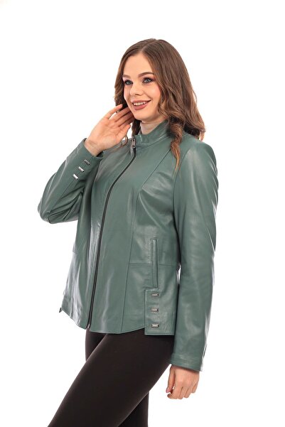 saremod ملابس نسائية - سترة ومعطف من الجلد الطبيعي