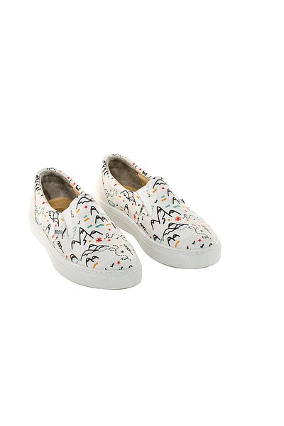 NOOSY Tenis de damă cu imprimeu colorat