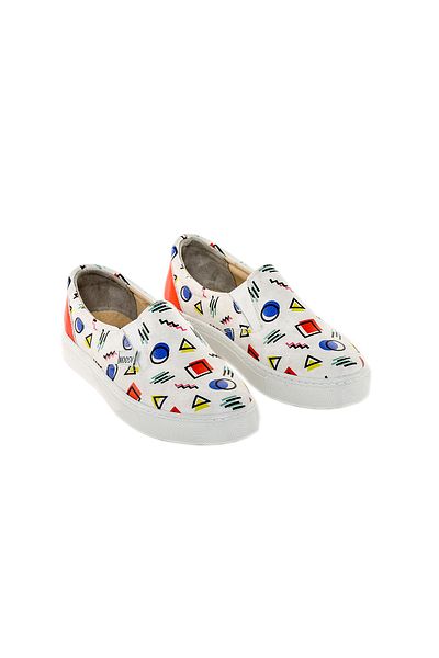 NOOSY Tenis de damă cu imprimeu colorat