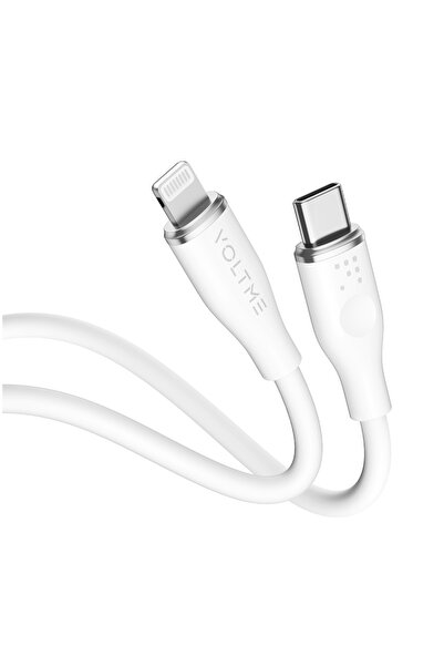 VOLTME C2098 Powerlink Moss 60w Type-c To Lightning Şarj Kablosu 1.2m 3a- Beyaz
