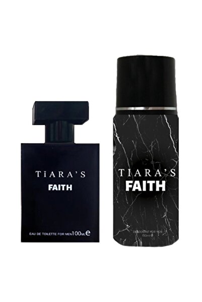 Tiaras Edt Men 100 ml Faith - 150ml Body Mist