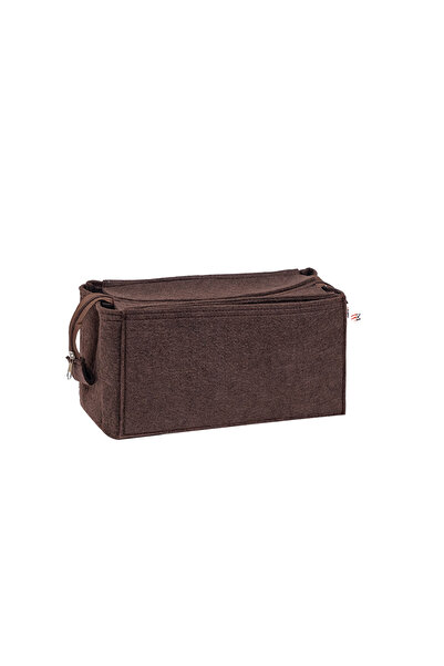 MARJİNAL W CLUB SABIT FERMUARLI STANDART CANTA ICI ORGANIZER KOYU KAHVERENGI