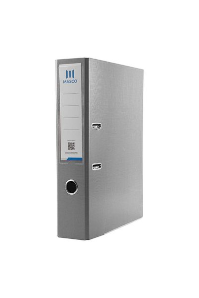 MASCO 2 Ring A4 Size Box Folder File, Grey