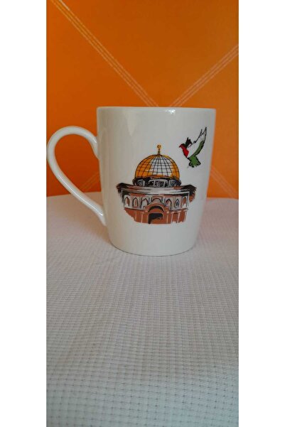 Konusan Kupalar Filistin Tasarımlı Baskılı Porselen Kupa Bardak,gazze Kupa Bardak, Kudüs Bardağı