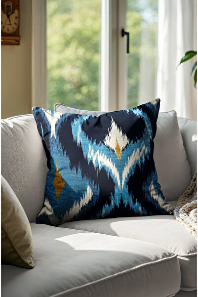 CANİLA Husă de pernă cu două fețe, imprimată digital, cu model țesut. Husă de pernă decorativă moale.