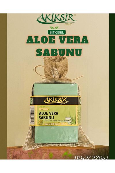 Akiksir Soap of Aloe Vera 2X110G (220g)