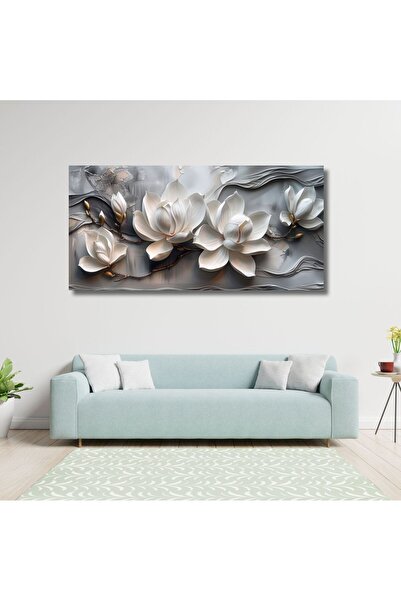 TRADE AYS Kabartma Görünümlü Aurora Kanvas Tablo