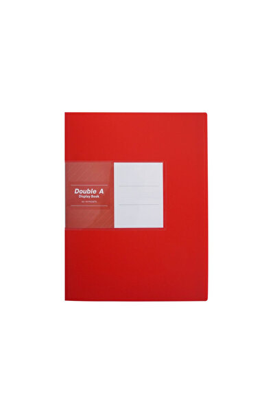 DOUBLE A Pocket File A4/60 Pockets Red Color|Suitable for School and Office P...