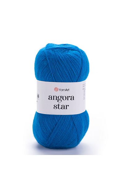 Yarnart Angora Star - Fire de tricotat manual albastru închis - 3040