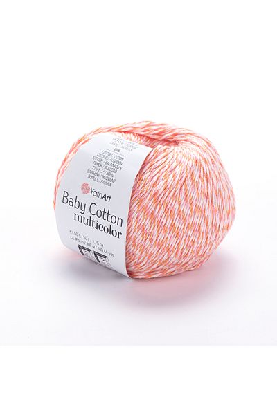 Yarnart 5205 Μοντέλο Πολύχρωμο Baby Cotton Marbled Knitted IP
