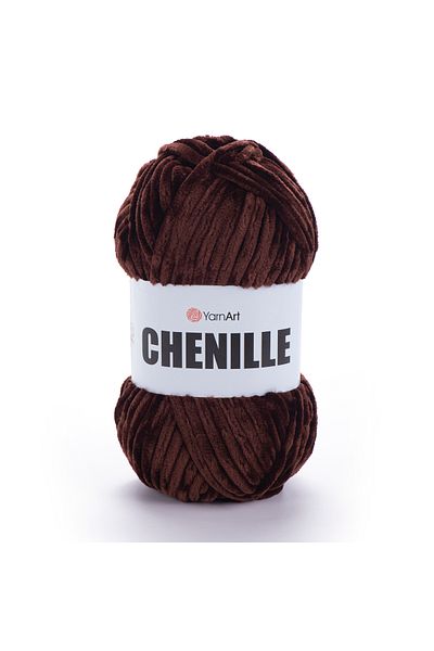 Yarnart Chenille - Πλεκτό Χέρι Νήμα Καφέ-575