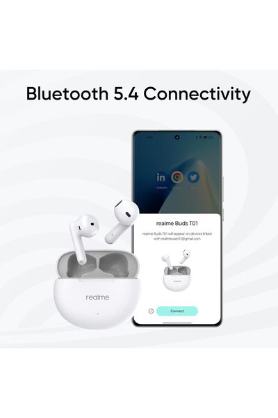 realme Buds T01 RMA2406 White