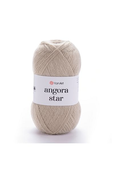 Yarnart Angora Star Χέρι Πλεκτό Νήμα Sand Beige 033