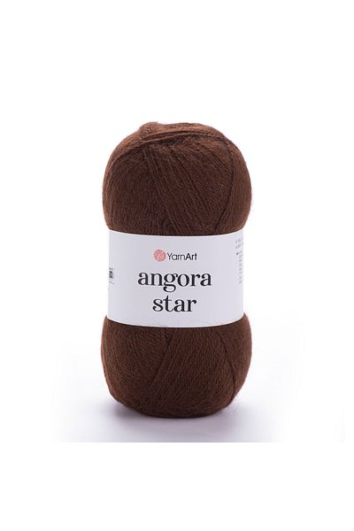 Yarnart Angora Star Χειροποίητο Νήμα Πλεξίματος Καφέ 3067